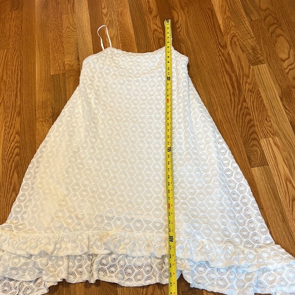 NWT Anthropologie Ruffled Crochet Midi Dress Size SP - Picture 7 of 12